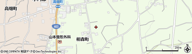 長野県須坂市日滝（相森町）周辺の地図