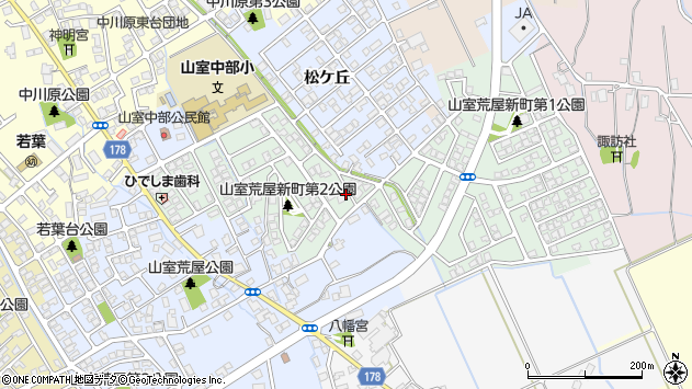 〒939-8026 富山県富山市山室荒屋新町の地図