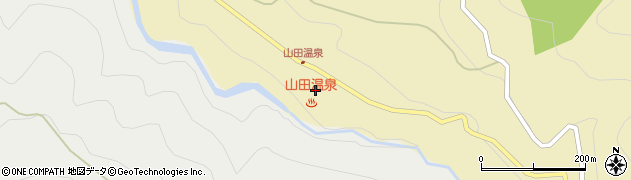 高山村山田温泉浄化センター周辺の地図