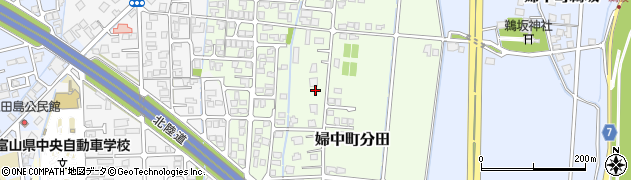 富山県富山市婦中町分田222周辺の地図