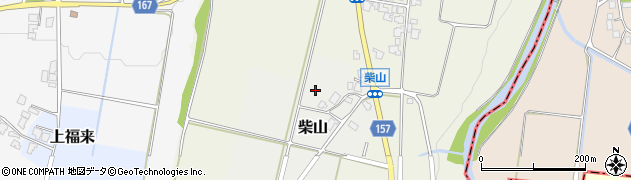 富山県立山町（中新川郡）柴山周辺の地図