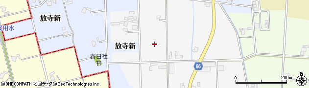 富山県高岡市戸出放寺周辺の地図