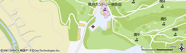 栃木県那須烏山市城山周辺の地図