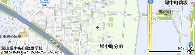富山県富山市婦中町分田228周辺の地図