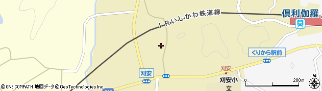 石川県津幡町（河北郡）刈安（ホ）周辺の地図