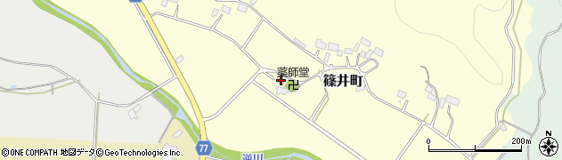 栃木県宇都宮市篠井町186周辺の地図
