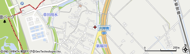 栃木県さくら市氏家1424-2周辺の地図