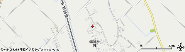 栃木県さくら市氏家484周辺の地図