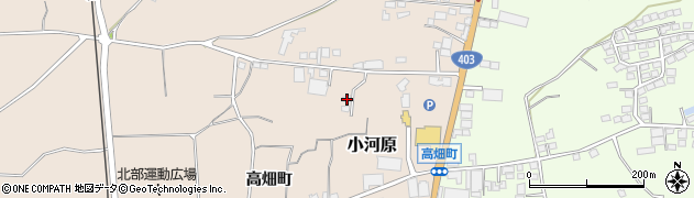 長野県須坂市小河原高畑町1107周辺の地図