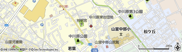 中川原第2公園周辺の地図