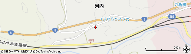 石川県津幡町（河北郡）河内（ホ）周辺の地図