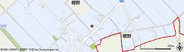 栃木県さくら市氏家新田54周辺の地図