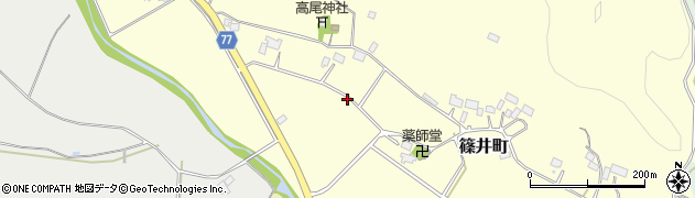 栃木県宇都宮市篠井町2581周辺の地図