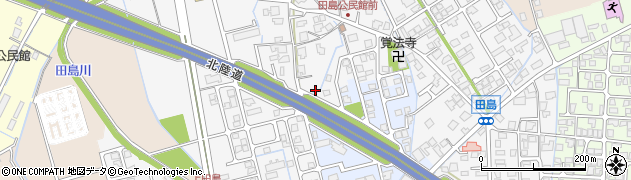 富山県富山市婦中町田島周辺の地図