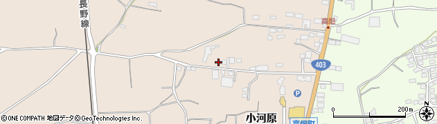 長野県須坂市小河原高畑町1231周辺の地図