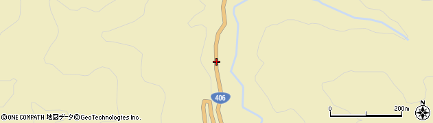 国道４０６号線周辺の地図