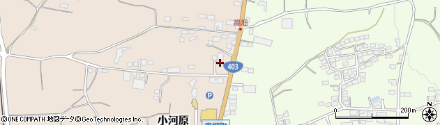 長野県須坂市小河原高畑町1250周辺の地図