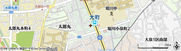 富山ソフィア学院　本部校周辺の地図