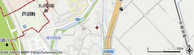 栃木県さくら市氏家1570周辺の地図