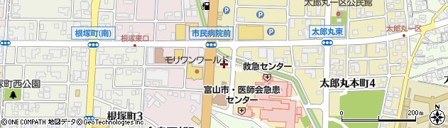 富山総合薬局　本店周辺の地図
