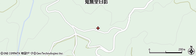 長野県長野市鬼無里日影1210周辺の地図
