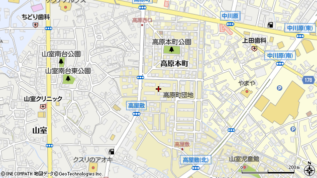 〒939-8013 富山県富山市高原町の地図