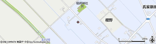 栃木県さくら市氏家新田217周辺の地図