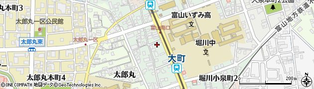 富山県富山市堀川小泉町823周辺の地図