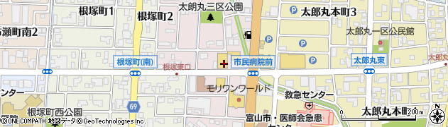 マッスルジムトーキョー 富山店(MUSCLE GYM TOKYO)周辺の地図