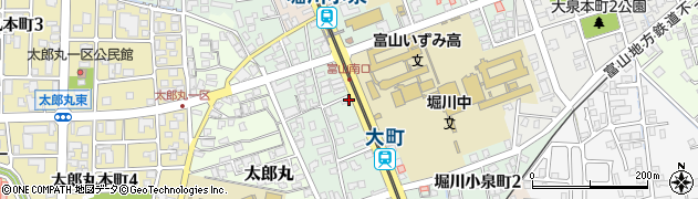 富山県富山市堀川小泉町822周辺の地図