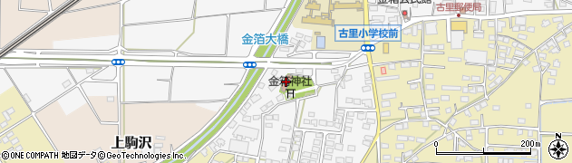 長野市　古里児童センター周辺の地図