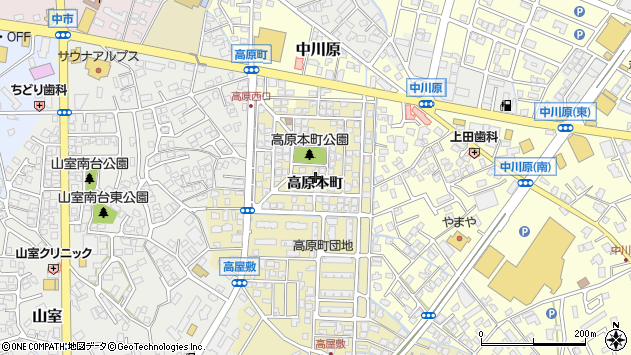 〒939-8012 富山県富山市高原本町の地図