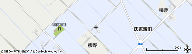 栃木県さくら市氏家新田128周辺の地図