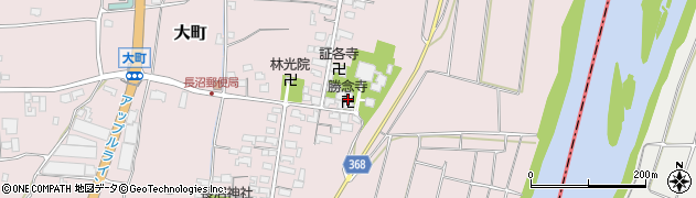 勝念寺周辺の地図