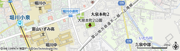 大泉本町二丁目公園周辺の地図