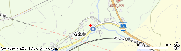 富山県小矢部市安楽寺周辺の地図