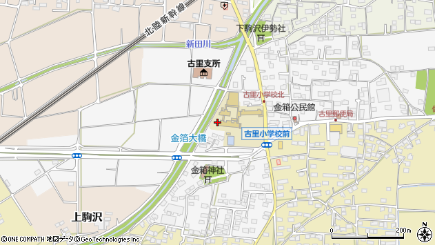 〒381-0007 長野県長野市金箱の地図