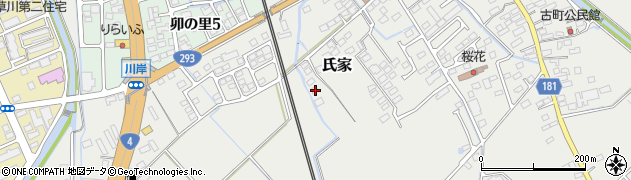 栃木県さくら市氏家1768周辺の地図
