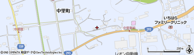 栃木県宇都宮市中里町613周辺の地図