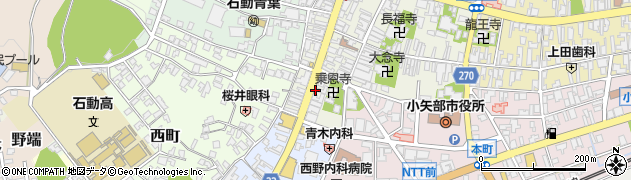 越前町商店街周辺の地図