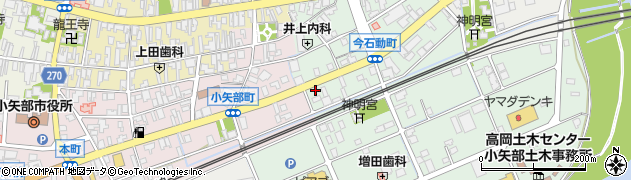 北日本新聞社小矢部支局周辺の地図