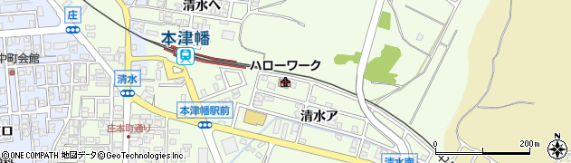 金沢公共職業安定所津幡分室周辺の地図