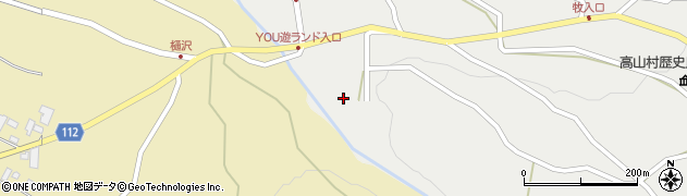 樋沢川周辺の地図