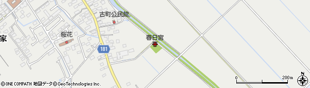 栃木県さくら市氏家22周辺の地図