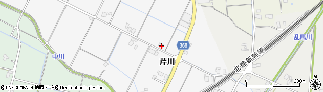 富山県小矢部市芹川963周辺の地図