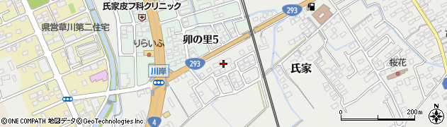 栃木県さくら市氏家1970周辺の地図