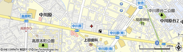 中川原新町公園周辺の地図