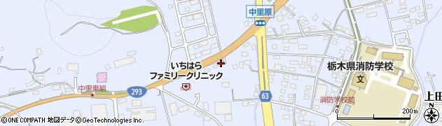 栃木県宇都宮市中里町296周辺の地図