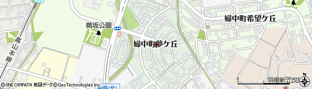 富山県富山市婦中町夢ケ丘周辺の地図