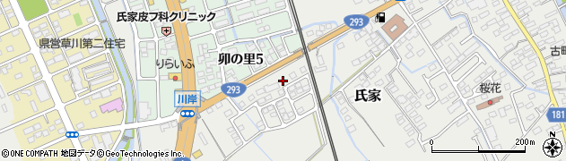 栃木県さくら市氏家1966-8周辺の地図